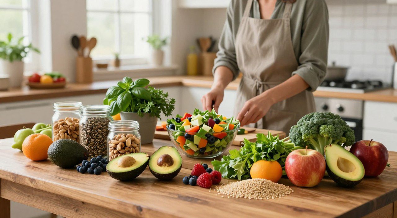 Consumidor escolhe alimentos saudáveis 