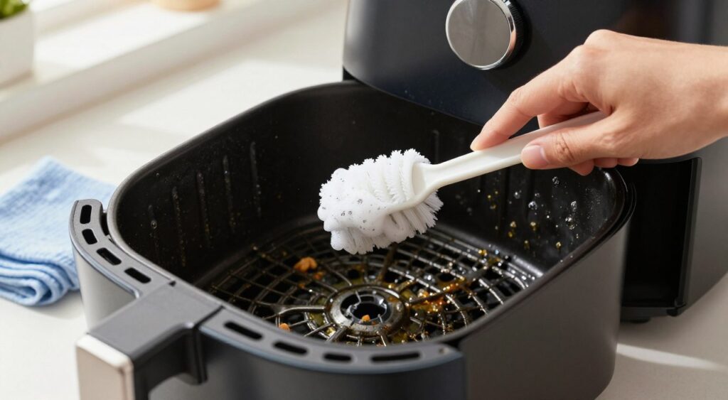 Air Fryer Engordurada: O Que Evitar na Hora de Limpar o Cesto