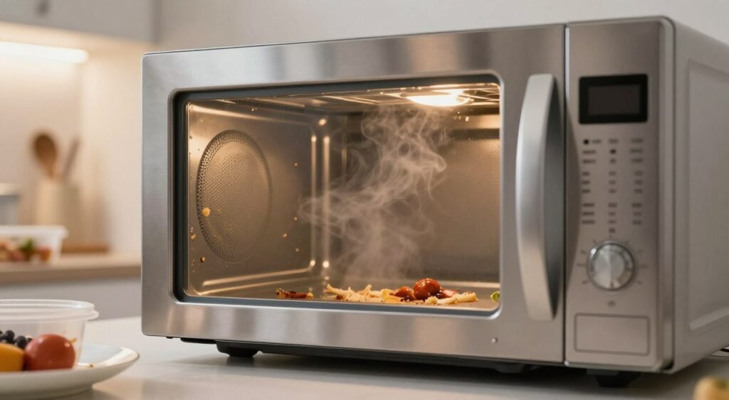 Micro-ondas Fica com Cheiro de Comida Mesmo Depois de Limpo