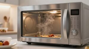 Micro-ondas Fica com Cheiro de Comida Mesmo Depois de Limpo