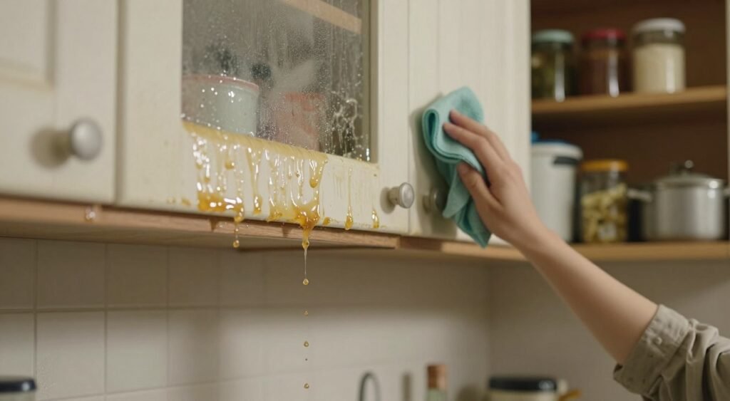 Por Que a Parte de Cima dos Armários da Cozinha Acumula Tanta Gordura?